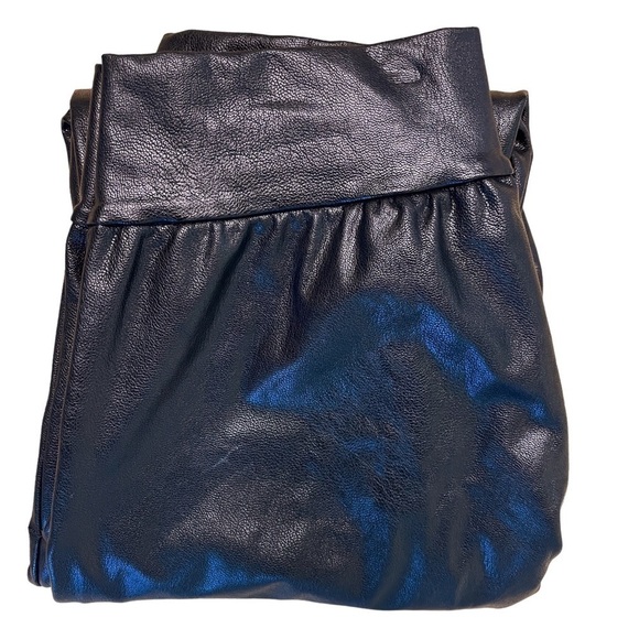 COMMANDO Faux Leather Jogger Pants Size Small in Black - Picture 16 of 16